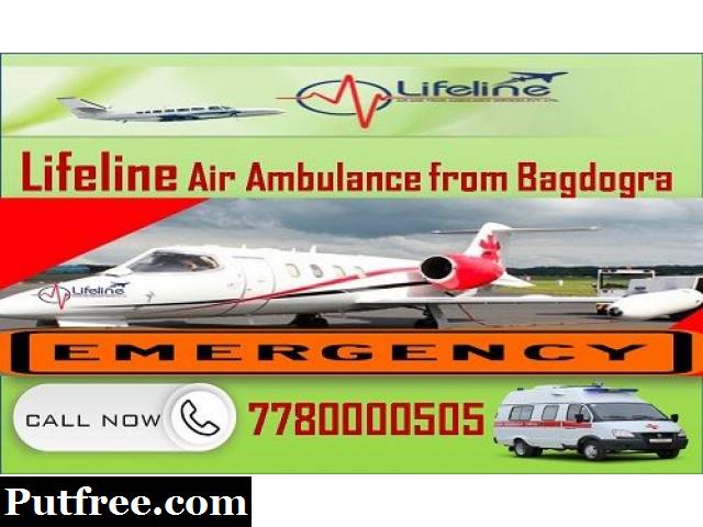 Call at Lifeline Air Ambulance Services in Bagdogra for Urgent Reach the Hospital Anywhere