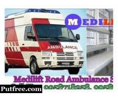 Get Low-Cost Medical Ambulance Service in Mangolpuri by Medilift