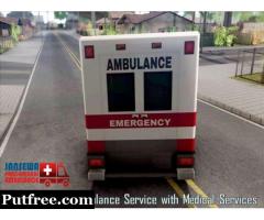 Choose Road Ambulance in Vasant Vihar with Healthcare Facility