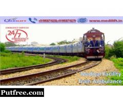 Get Medilift Train Ambulance Service in Ranchi with Complete Medical Facility
