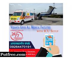 Vedanta Air Ambulance Services in Bhopal is Available Now at Low Cost