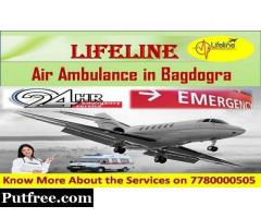 Avail Necessary Cure in Air Ambulance Bagdogra- Rent Lifeline to Dispatch Patient