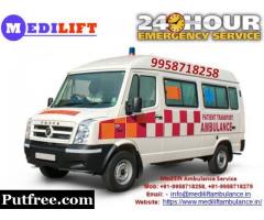 Get Medilift Ambulance Service Cost in Koderma with Amazing Facility