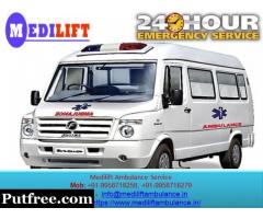 Get Amazing Ventilator Ambulance Service in Hazaribagh with All ICU facilities- Medilift