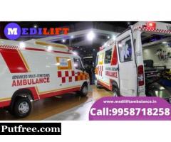 Medilift Ambulance Service in Bhagalpur at low Budget