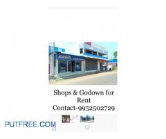 Shop’s & Godown for Rent