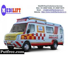 Get Medilift Ground Ambulance from Buxar to Patna for ICU Patient Transfer