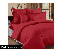 Explore And Buy Online Vivid Cotton Satin Bed Sheets