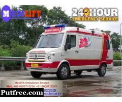 Get Best and Affordable Medilift Ambulance Services in Dhanbad for Well Facility