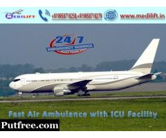 Avail Medilift ICU Emergency Air Ambulance Service in Patna