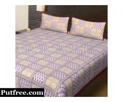 Purchase Online Block Print Bed Sheets