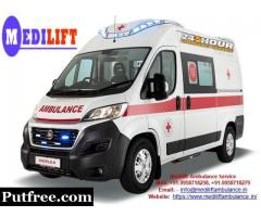 Get Medilift Ground Ambulance Service in Darbhanga for Emergency Patient Transfer