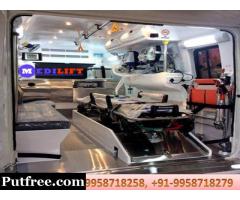 Medilift Ambulance Service in Janakpuri for Safe Transportation