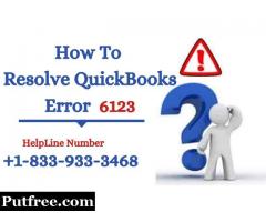 Avail the right methods to solve QuickBooks Error 6123 at +1-833-933-3468