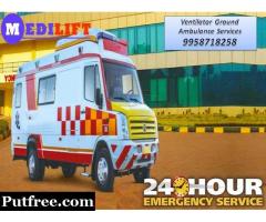 Get Best and Safe Ground Ambulance Service in Tata Nagar by Medilift Ambulance