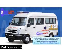 Get Low-Cost and Best ICU Ground Ambulance Service in Jamshedpur by Medilift