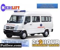 Get Emergency Road Ambulance Service in Jamshedpur by Medilift