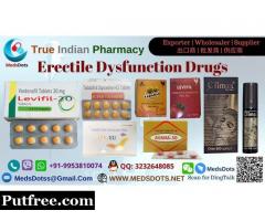 Buy Tadalafil 20mg Online | Indian Tadalafil Supplier | Erectile Dysfunction Drugs Price India