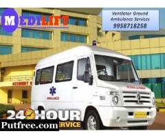 Get Best and Safe Road Ambulance Service in Dhanbad by Medilift