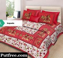Bedsheet with 2 pillow cover