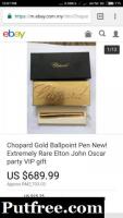 Chopard Vivace - Ball Point Pen - Yellow Gold