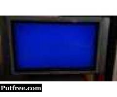 Widescreen flat TV with HD for sale