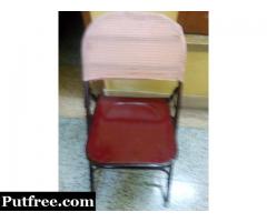 Iron Folding Chair with Best Quality 1 Piece Fome + Beautiful Cover