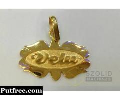 Gold - Silver Sheet Cutting And Letter Engraving CNC Machine - Szolid Machinzs