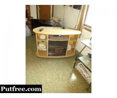 T v stand  and sofa