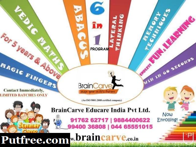Abacus Classes in chennai, vedic maths training chennai- BrainCarve