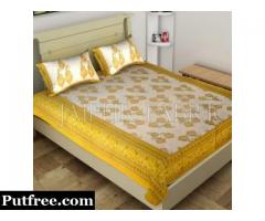 Looking for handmade Single Bed sheet?Visit Jaipur Fabric and order online.