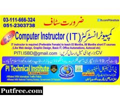 Computer Instructor Required