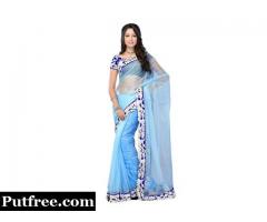 Buy Latest Net sarees collection at Mirraw
