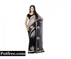 Buy Latest Net sarees collection at Mirraw